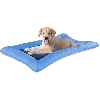 PETMAKERPlush Cozy Pet Crate/Pet Bed, X-Large, Blue