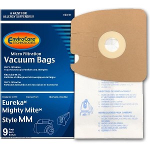 Eureka Style MM Eureka Mighty Mite 3670 and 3680 Series CanistersMicro Filtration Vacuum Cleaner Bags 9 Bags - 1 of 4