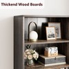 Industrial Bookshelf, Display Storage Shelves, 71.4in Tall Farmhouse Bookcases, Wooden 6 Shelf Bookshelvels for Bedroom, Living Room, Home Office - 4 of 4