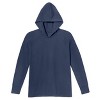 City Threads Men's Medium-Weight Long Sleeve Hooded Tee with Cuffs - 100% Cotton - USA-Made - 2 of 4