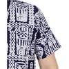 LA LEELA Men's Hawaiian Shirt Camp Casual Short Sleeve Button Down Beach Shirts for Men Summer - 3 of 3