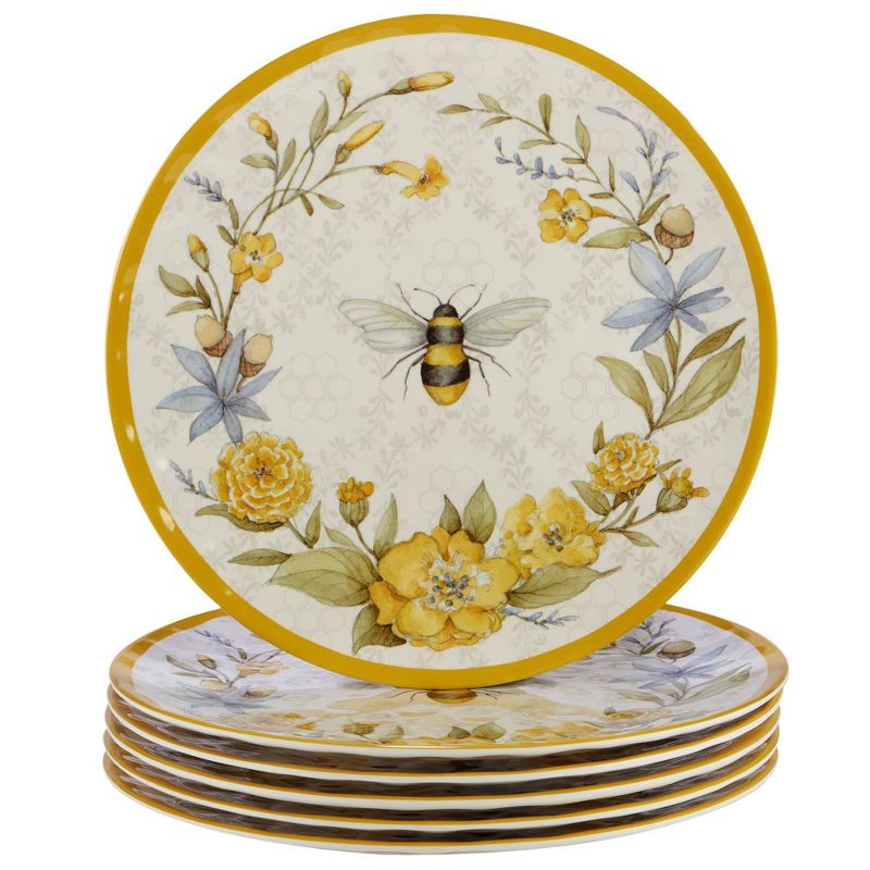Set of 6 Bee Sweet Dinner Plates - Certified International, 3 of 5