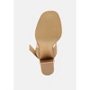 Gertude Slingback Block Heel Leather Sandal Women - 3 of 4