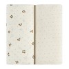 Aurora Fitted Sheet Set - 2 pk - 100% Jersey Knit Cotton - Cherry Printed - 3 of 3