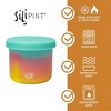 Silipint: Silicone 10oz Lidded Bowls: 2 Pack Aurora - Unbreakable, Flexible - 2 of 4