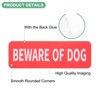 Unique Bargains Indoor Outdoor Yard Home Acrylic Self-adhesive Durable Beware of Dog Sign 3x9 Inch - 2 of 4