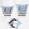 Whisen 4-Piece ABS Luggage Set, Suitcases with 3 Different Sizes and Travel Bag, TSA Lock and Spinner Wheels - 3 of 4