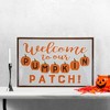 Northlight Welcome to our Pumpkin Patch Wall Sign - 20.25" - Orange - 2 of 4