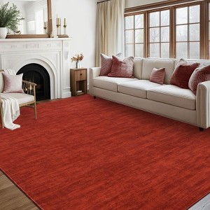 Machine Washable Area Rug With Non-Slip Backing Stain Resistant Easy Cleaning Indoor Carpet For Living Room Bed Dining Room Playroom Office - 1 of 4