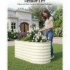 Raised Garden Bed, Galvanized Raised Planter Box, Easy Assembly, Outdoor Metal Planter Box for Vegetables, Fruits, Flowers - 3 of 4