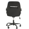 PAGED Office Chair Faux Leather Gaming Chair Modern Desk Chair with Adjustable Height, Back Support for Living Room, Home Office - 4 of 4