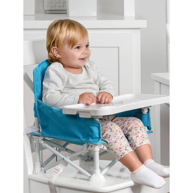 Regalo My Chair Portable Booster Car Seat - Aqua, 1 of 6
