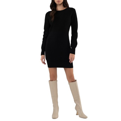 Black sweater outlet dress target