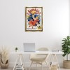 Stupell Industries Antique Oil Lamp Advertisement Black Framed Floater Canvas Wall Art - 2 of 4
