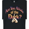 Women's - Are You Afraid of the Dark - Match In Hand Logo Cropped Graphic T-Shirt - 2 of 4