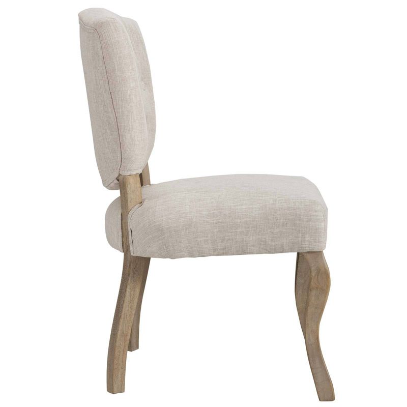 Array Vintage French Upholstered Dining Side Chair Beige - Modway, 3 of 6