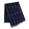 CTM Women's Sheer Sparkling Metallic Stripe Lightweight Scarf - 2 of 4
