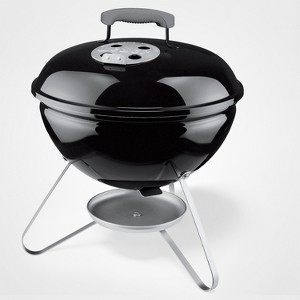 Weber 14" 10020 Portable Grill: Smokey Joe Outdoor BBQ, Porcelain-Enamel Lid, Weather-Resistant - 1 of 4