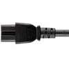 Monoprice 3-Prong Power Cord - 6 Feet - Black | IEC 60320 C20 to IEC 60320 C15, 14AWG, 15A, For Network Hardware or Other High-Temperature Equipment - 3 of 4