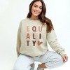 Simply Sage Market Women's Graphic Sweatshirt Equality Heart - 2 of 3