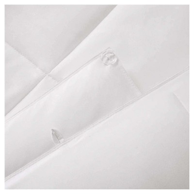 White Twin Down Alternative Microfiber Comforter Set