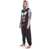 Marvel Avengers Spider-Man Adult Fleece Zip Up Pajama Coverall - 3 of 4