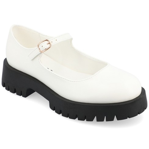 Wide width best sale platform mary janes