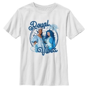 Boy's The Descendants Cinderella and Chloe Royal Vibes T-Shirt - 1 of 4