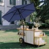 Yescom 7.5ft Outdoor Patio Umbrella with Base Included Heavy Duty Weighted Stand Holder with Scale Tilt Sunshade Garden Parasol for Yard Deck Market - 2 of 4