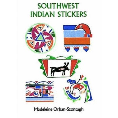 Southwest Indian Stickers - (Pocket-Size Sticker Collections) by  Madeleine Orban-Szontagh (Paperback)