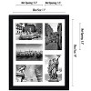 Americanflat Set of 10 Picture Frames with Shatter-Resistant Glass - Gallery Wall Frame Set with Two 8x10 Frames - Signature Collection - Black - 2 of 4