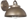 Robert Stevenson Lighting Easton Modern Farmhouse Metal Shade and Exposed Bulb Wall Mounted Outdoor Light - 4 of 4
