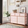 Dresser for Bedroom TV Stand for 55” TV, Entertainment Center with 10 Drawers, Storage Organizer Unit for Living Room, Closet, Hallway - 3 of 4