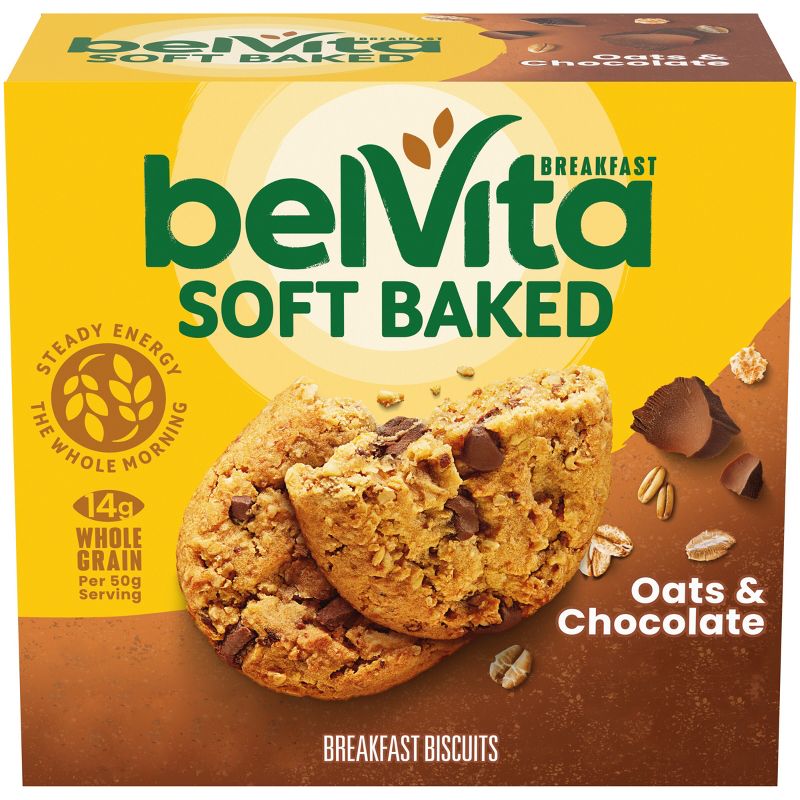 BelVita Soft Baked Oat &#38; Chocolate Breakfast Biscuit - 8.8oz, 1 of 15