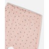 Deux par Deux Girl Organic Cotton Pant with Top Set Pink Mini Floral - 4 of 4