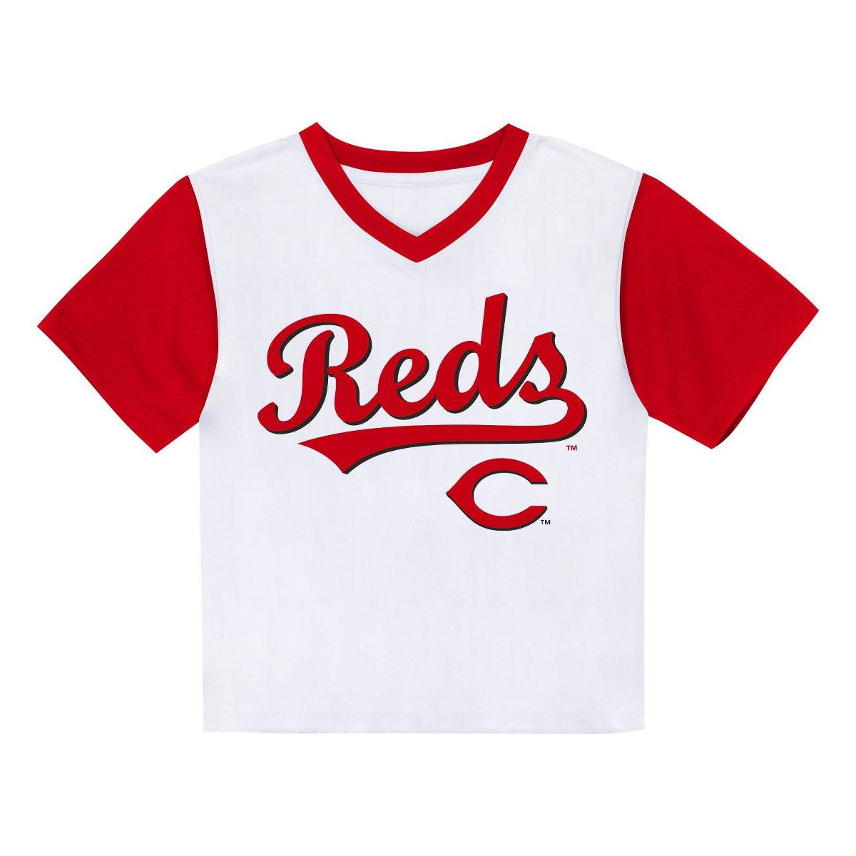MLB Cincinnati Reds Youth Poly Jersey - thumbnail 2