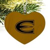 Emporia State University Primary Logo Heart Love Wood Christmas Tree Holiday Ornament - 2 of 3