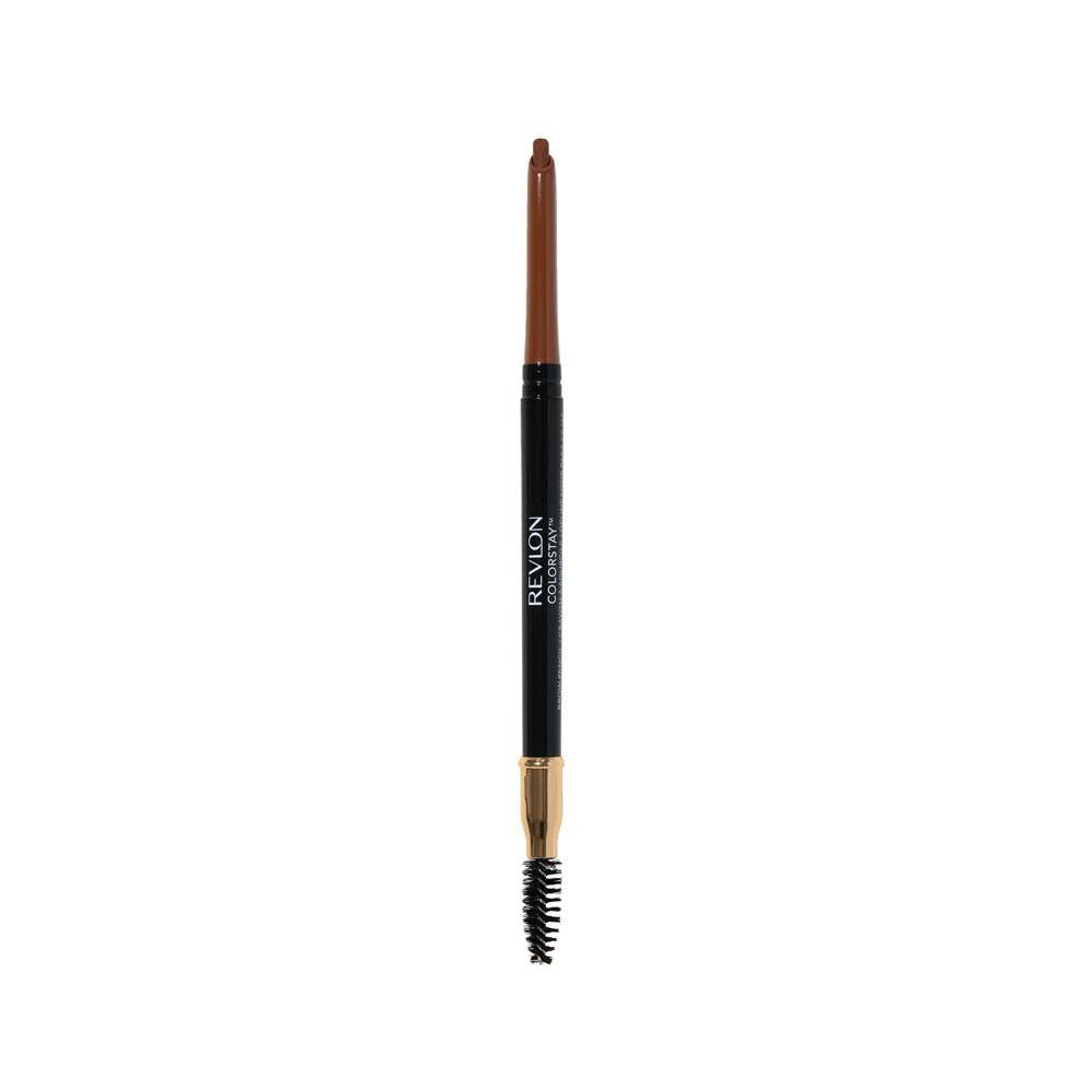 Photos - Other Cosmetics Revlon ColorStay Waterproof Brow Pencil with Brush and Angled Tip - 215 Au 