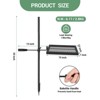 Campfire Grill, Heavy Duty Steel Grate with Bakelite Handle, Portable Over Fire Camp Grill, Campfire Cooking Equipment for Outdoor Open Flame Cooking - 2 of 4