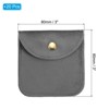 Unique Bargains Velvet Portable Rings Necklace Bracelet Earring Snap Button Storage Jewelry Pouch 20 Pcs - 2 of 4