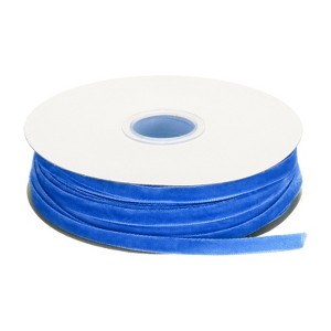 Unique Bargains Soft Single Face Spool Silky Velvet Ribbon for Bouquets DIY Gift Craft - 1 of 3