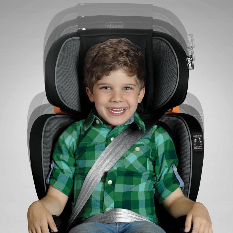 Chicco KidFit Zip Air Plus 2-in-1 Belt Positioning Booster Car Seat - Q Collection, 6 of 12
