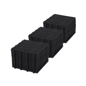 GlasFlength Carpet Tiles 60 Pack 12" Interlocking Deck Tiles 6613LBS Weight Capacity Waterproof for Bathroom Balcony, Black, 12"*12"*0.43" - 1 of 4