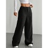 Women's Loose Fit Casual Wide Leg Corduroy Pants High Waist Comfortable Retro Style Trousers for Everyday Wear - 2 of 3