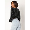 Petal and Pup Monica All Over Pearl Crop Jacket - Black L - 4 of 4