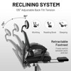 IULULU Office Desk Chair with Footrest, High-Back Mesh Rolling Swivel Reclining Chairs - 3 of 4