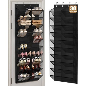 The Family Shoe Solution: 10-Tier Breathable Organizer Holds 30+ Pairs - Wide Deep Mesh Pockets Fit Everything from Sneakers to Boots - 1 of 4