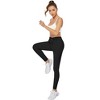 Tights for Women Ultra Soft Ankle-Length No See-Through Opaque Yoga Pants for Women - 3 of 4