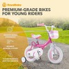 RoyalBaby Princess Girl Kids Bicycle with Kickstand - 2 of 4