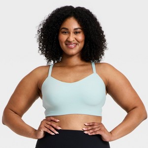 Women's Everyday Soft Light Support Strappy Sports Bra - All In Motion™ - 1 of 3